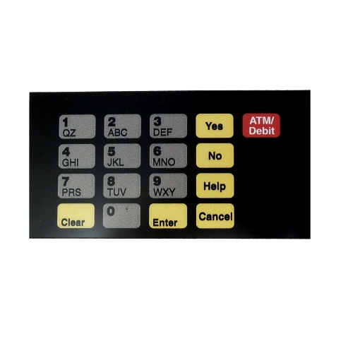 Gilbarco T50064-1010 Keypad Overlay, Smartpad - Fast Shipping - Graphic Overlays & Decals